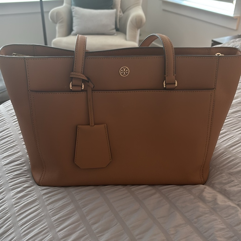 Tory Burch Brown Tote Bag